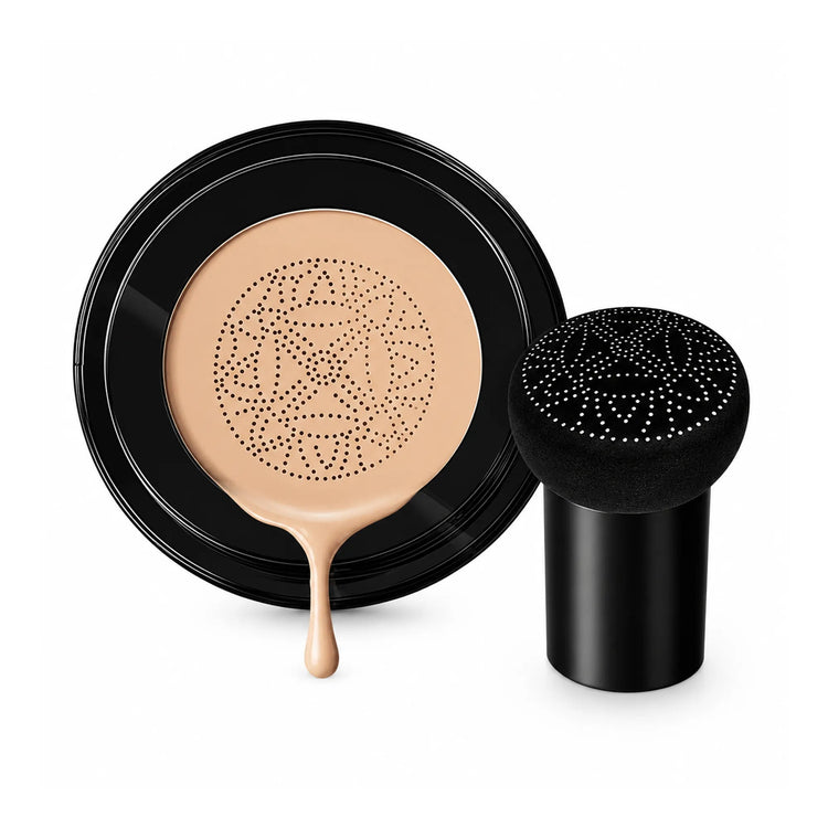 Eelhoe Air Cushion BB Cream in a compact with a sponge applicator, designed for smooth, natural makeup coverage.